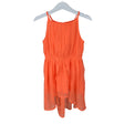 Unisex Lindex - Schiffon dress, size 92 - 98 - Orange ()