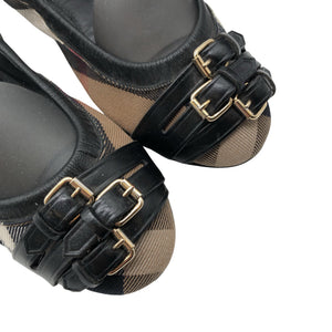 Unisex Burberry - Ballerinas, size 38 - Black (3)