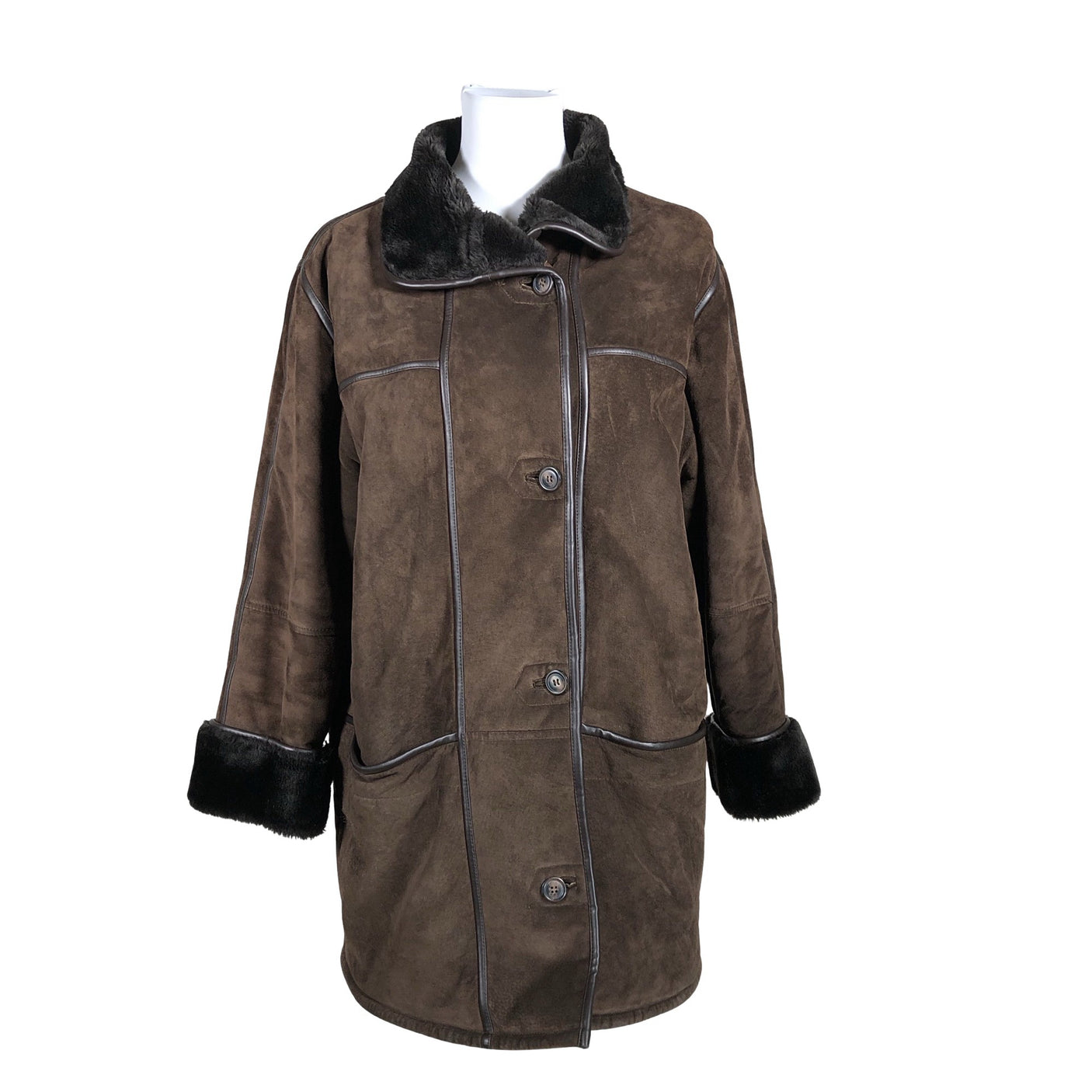 Unisex Saki - Leather jacket, size 36 - Brown (1)