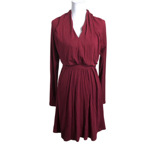 Unisex Esprit - Tricot dress, size 40 - Wine red (1)