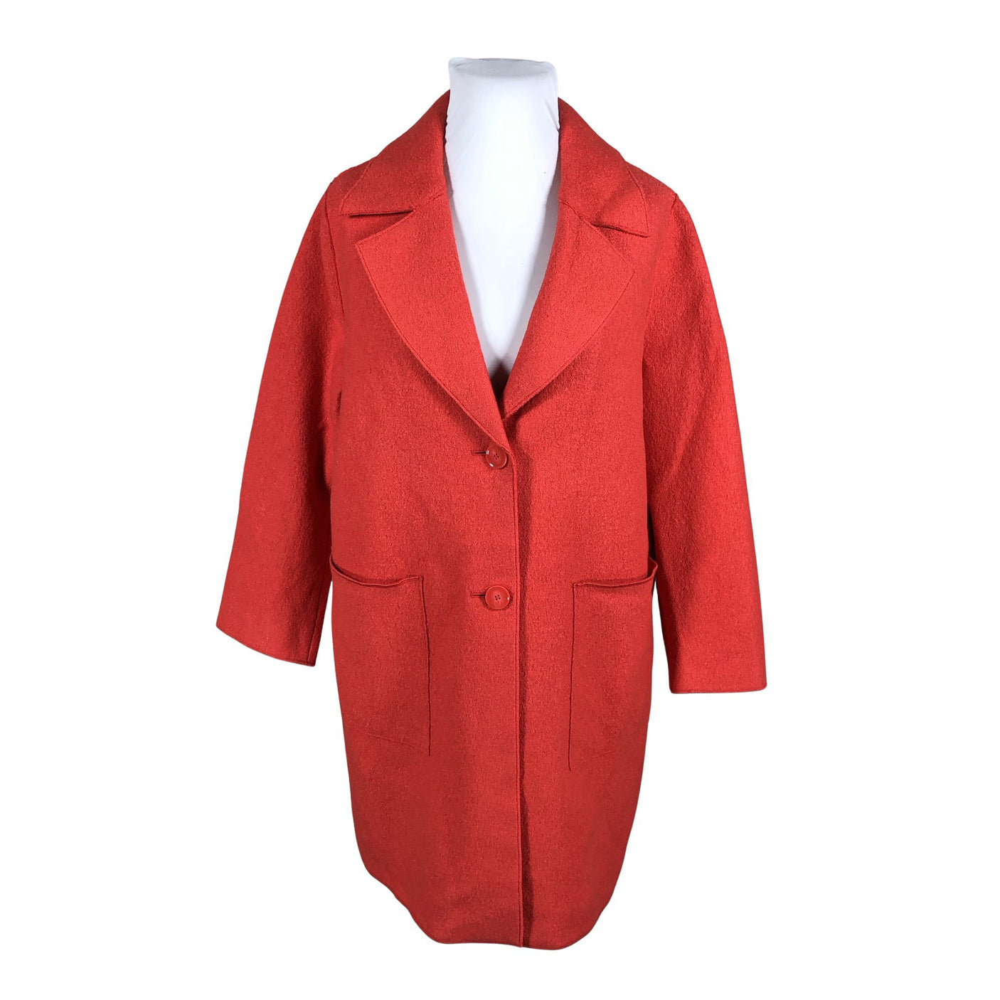 Unisex Gerry Weber - Wool coat, size 48 - Red (2)