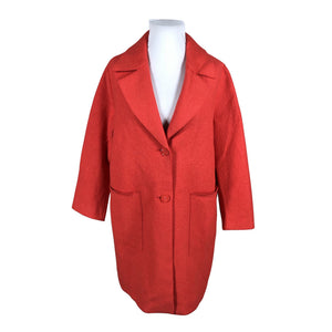 Unisex Gerry Weber - Wool coat, size 48 - Red (2)