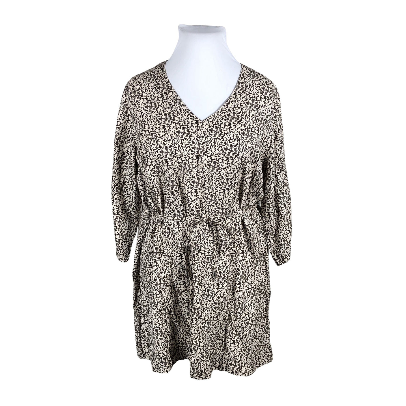 Unisex Your Face - Schiffon tunic, size 42 - Brown (2)