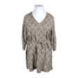 Unisex Your Face - Schiffon tunic, size 42 - Brown ()
