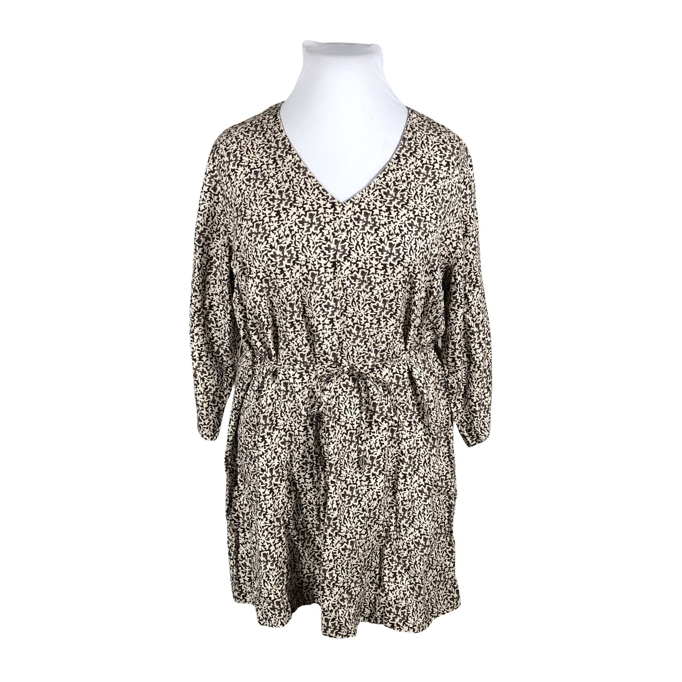 Unisex Your Face - Schiffon tunic, size 42 - Brown (1)