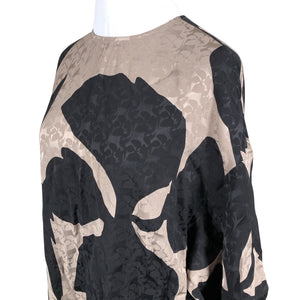 Unisex Marimekko - Schiffon dress, size 44 - Black (3)