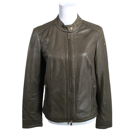 Unisex Milestone - Leather jacket, size 40 - Brown ()