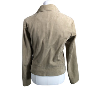 Unisex Ouì - Leather jacket, size Ei kokoa - Beige (2)
