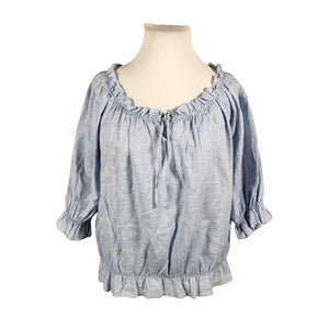 Unisex Bypias - Blouse, size 44 - Light blue (1)