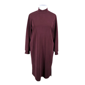 Unisex My Essential Wardrobe - Tricot dress, size 42 - Wine red (2)