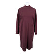 Unisex My Essential Wardrobe - Tricot dress, size 42 - Wine red ()