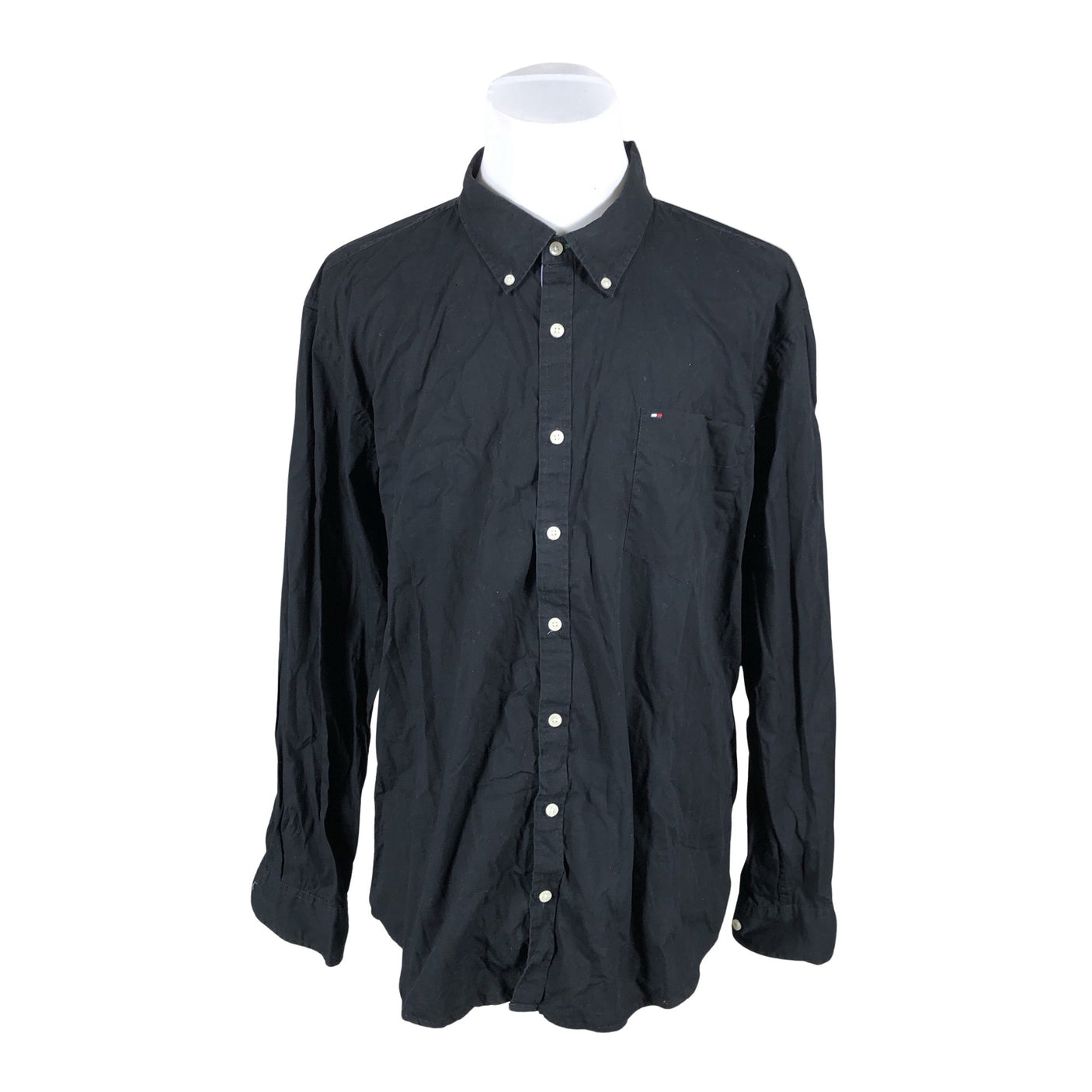 Unisex Tommy Hilfiger - Collared shirt, size XXL - Black (2)