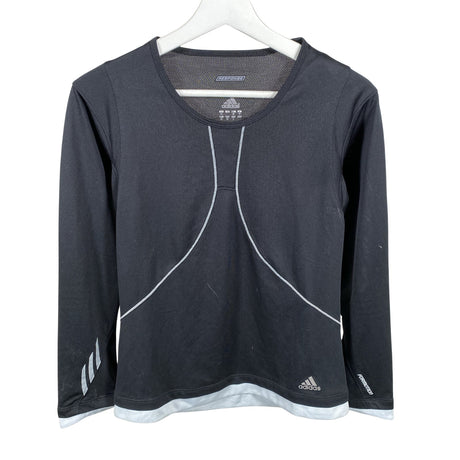 Unisex Adidas - Sports shirt, long sleeve, size 36 - Black ()