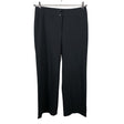 Unisex Armani Collezioni - Straight leg trousers, size 42 - Black ()