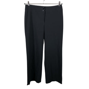 Unisex Armani Collezioni - Straight leg trousers, size 42 - Black (1)