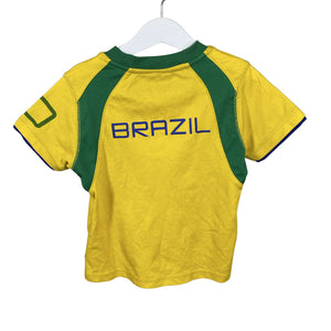 Unisex Soc - Sports shirt, short sleeve, size 110 - 116 - Yellow (2)