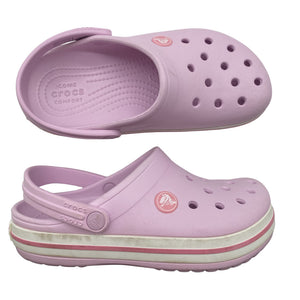 Unisex Crocs - Slip-on shoes, size 30 - Light pink (1)