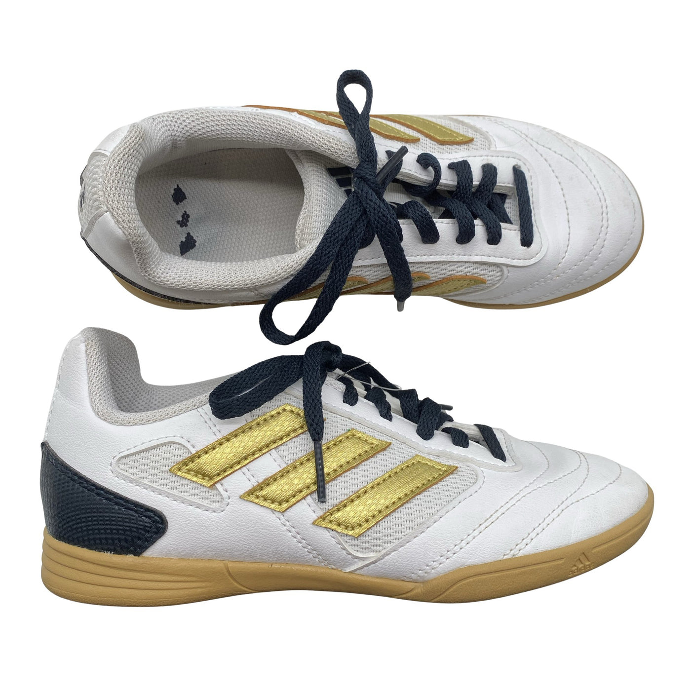 Unisex Adidas - Indoor sports shoes, size 34 - White (1)