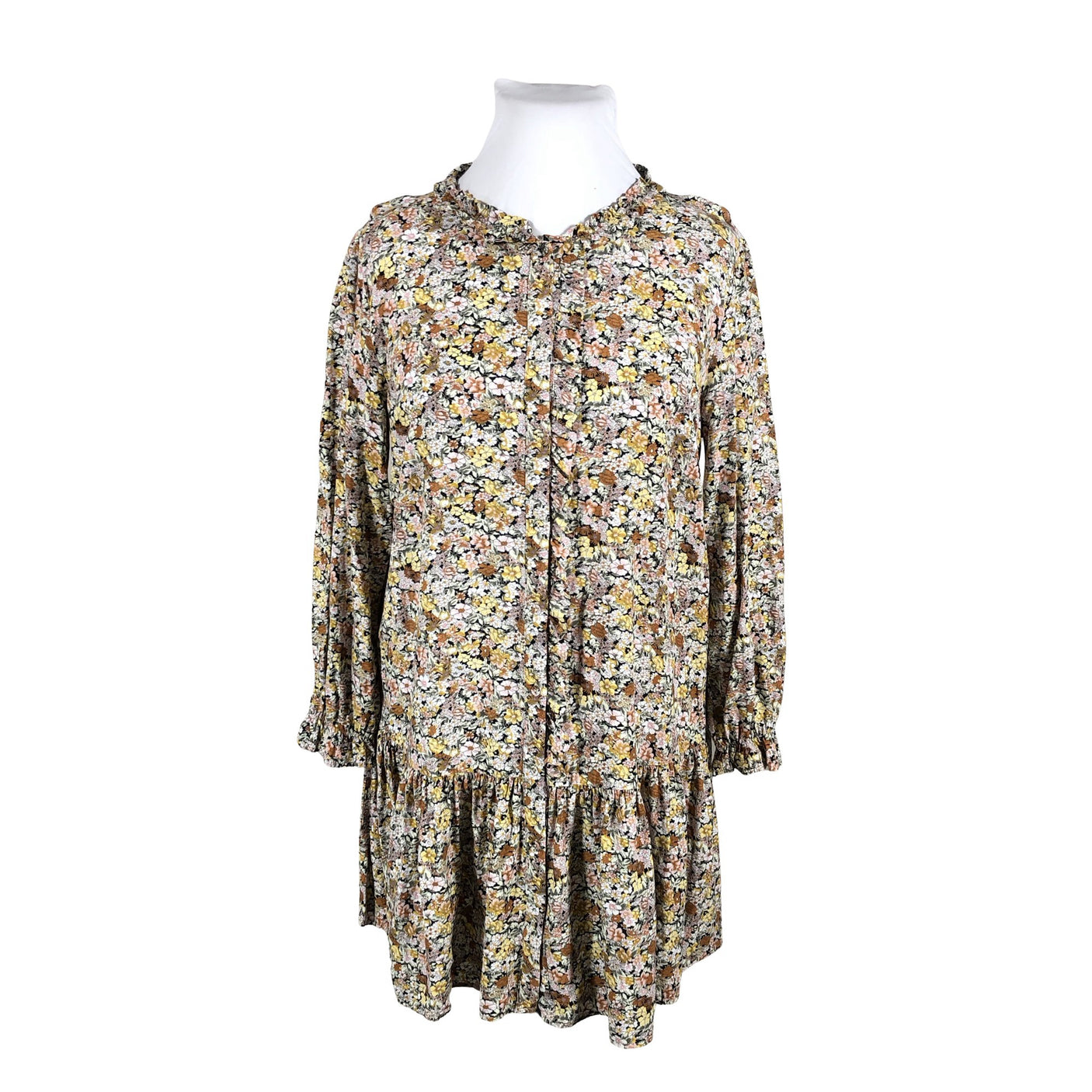 Unisex Free Quent - Dress, size 42 - Brown (1)