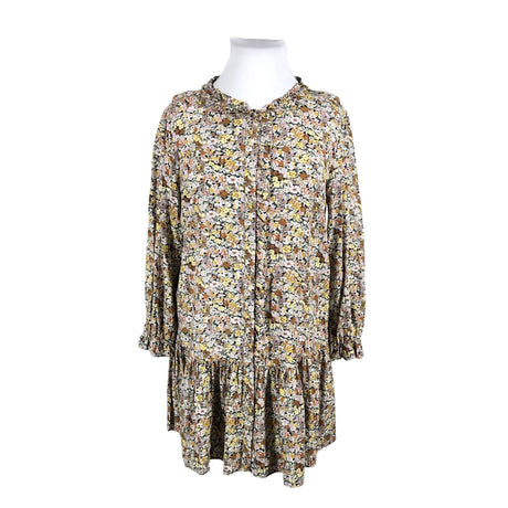 Unisex Free Quent - Dress, size 42 - Brown ()