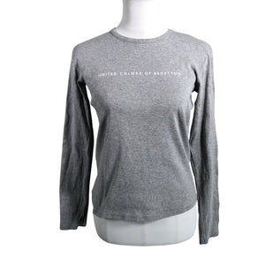 Unisex Benetton - Tricot shirt, size 36 - Gray (1)