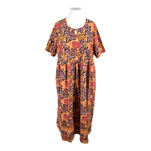 Unisex Ulla Popken - Tricot dress, size 52 - Orange (2)