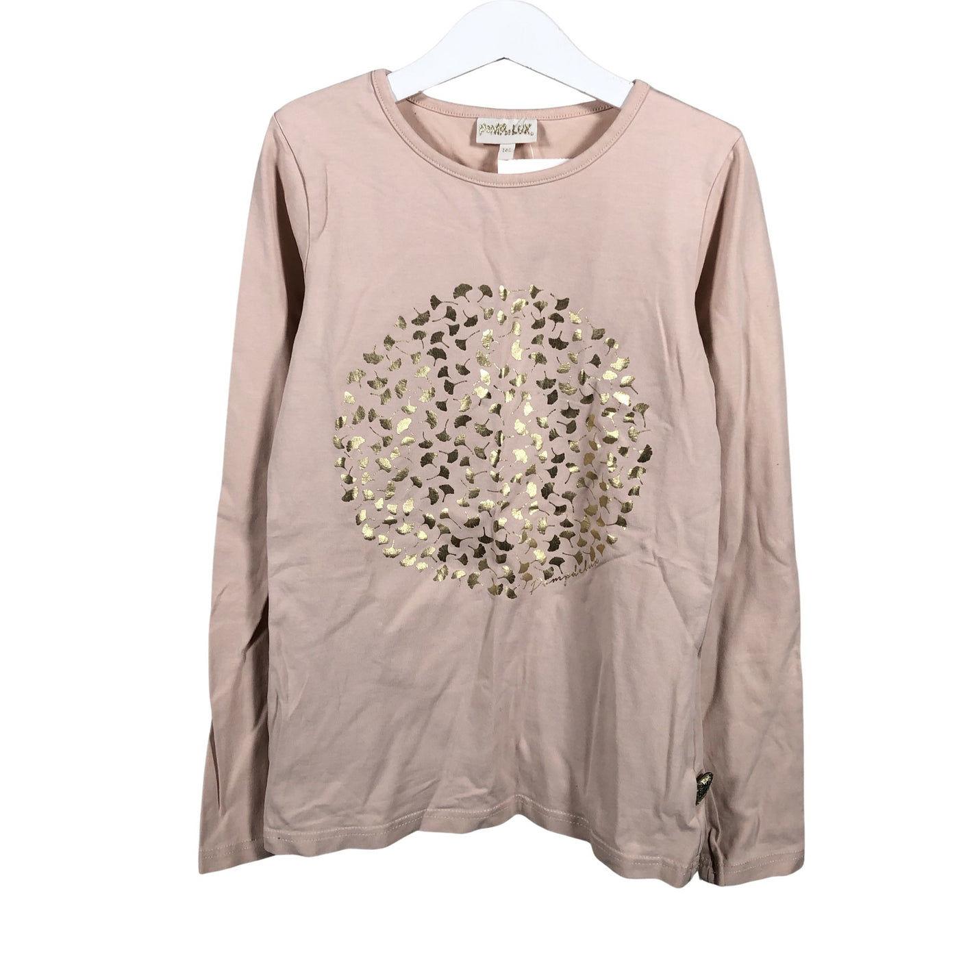Unisex POMPdeLUX - Tricot shirt, size 158 - 164 - Light pink (1)