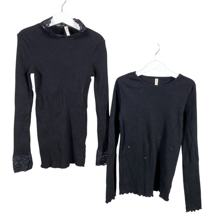 Unisex POMPdeLUX - Tricot shirt, size 146 - 152 - Black ()