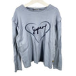 Unisex POMPdeLUX - Tricot shirt, size 146 - 152 - Light blue ()