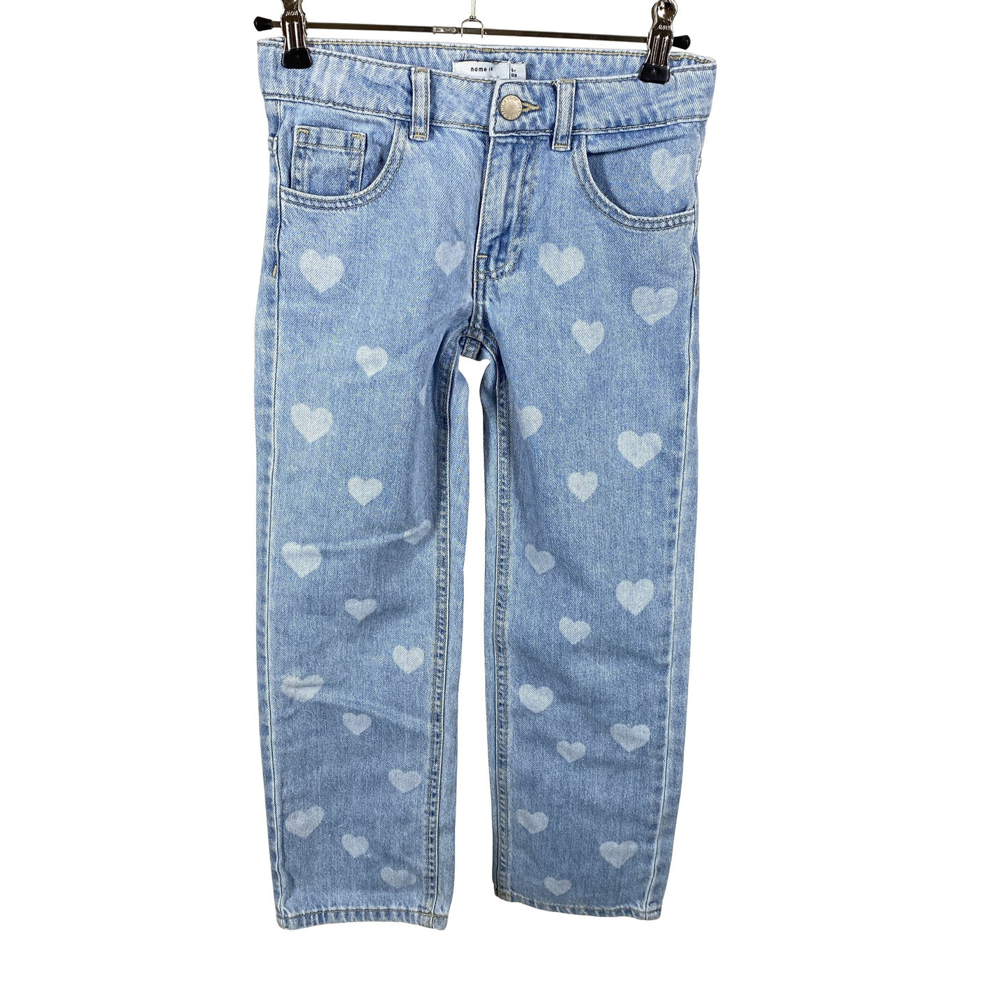 Unisex Name It - Jeans, size 122 - 128 - Light blue (1)