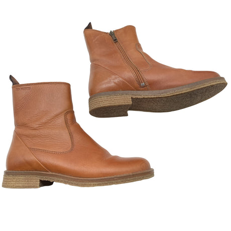 Unisex Ten Points - Ankle boots, size 39 - Brown ()