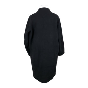 Unisex Muji - Wool coat, size 42 - Black (3)