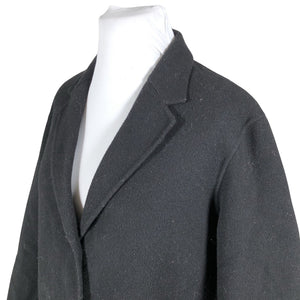Unisex Muji - Wool coat, size 42 - Black (4)