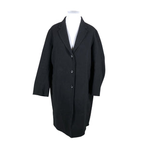Unisex Muji - Wool coat, size 42 - Black (1)