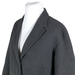 Unisex Muji - Wool coat, size 42 - Black (5)