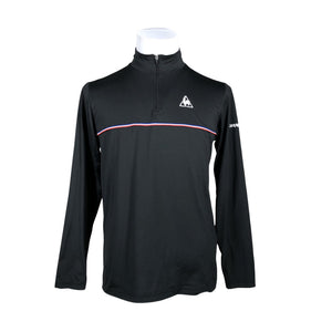 Unisex Le Coq Sportif - Sports shirt, long sleeve, size L - Black (1)