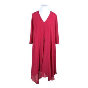 Unisex Persona by Marina Rinaldi - Schiffon dress, size 44 - Pink (1)