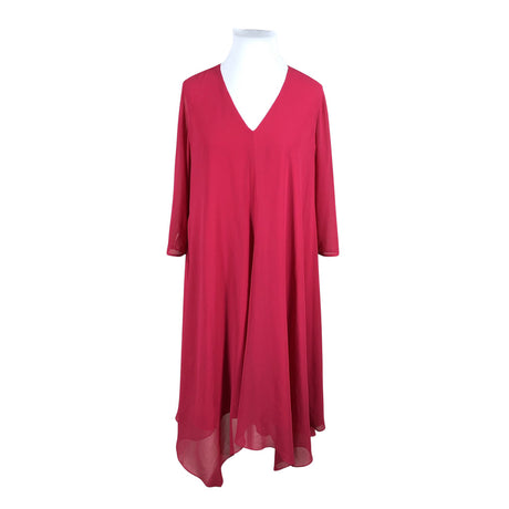Unisex Persona by Marina Rinaldi - Schiffon dress, size 44 - Pink (2)