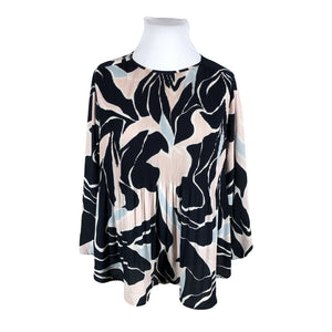 Unisex Betty Barclay - Schiffon tunic, size 44 - Blue (2)