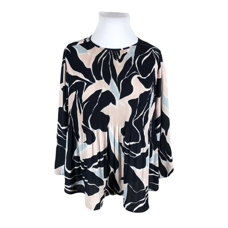 Unisex Betty Barclay - Schiffon tunic, size 44 - Blue (2)