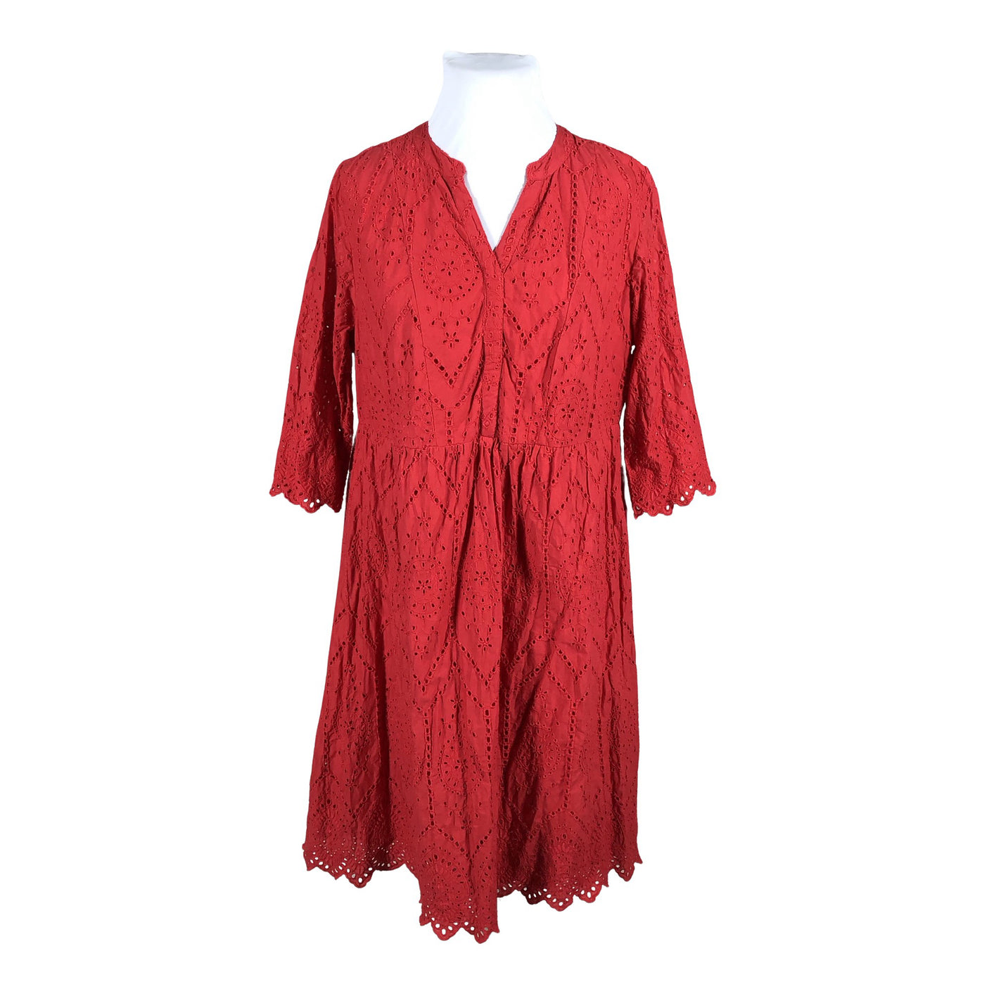 Unisex Ulla Popken - Dress, size 46 - Red (2)