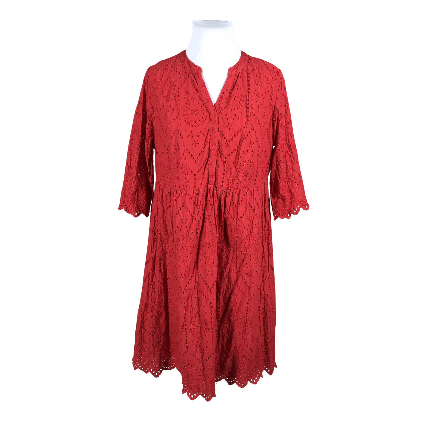 Unisex Ulla Popken - Dress, size 46 - Red (1)