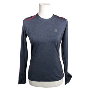 Unisex Salomon - Sports shirt, long sleeve, size 36 - Blue (1)
