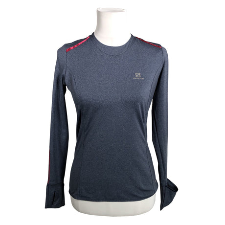 Unisex Salomon - Sports shirt, long sleeve, size 36 - Blue ()