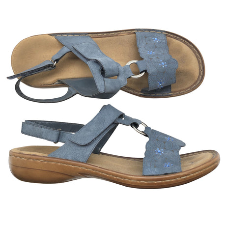 Unisex Rieker - Sandals, size 38 - Blue (2)