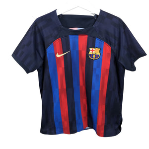 Unisex Nike - Sports shirt, short sleeve, size 122 - 128 - Blue (1)