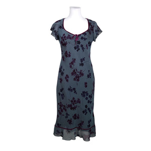 Unisex Dorothy Perkins - Schiffon dress, size 40 - Blue (1)