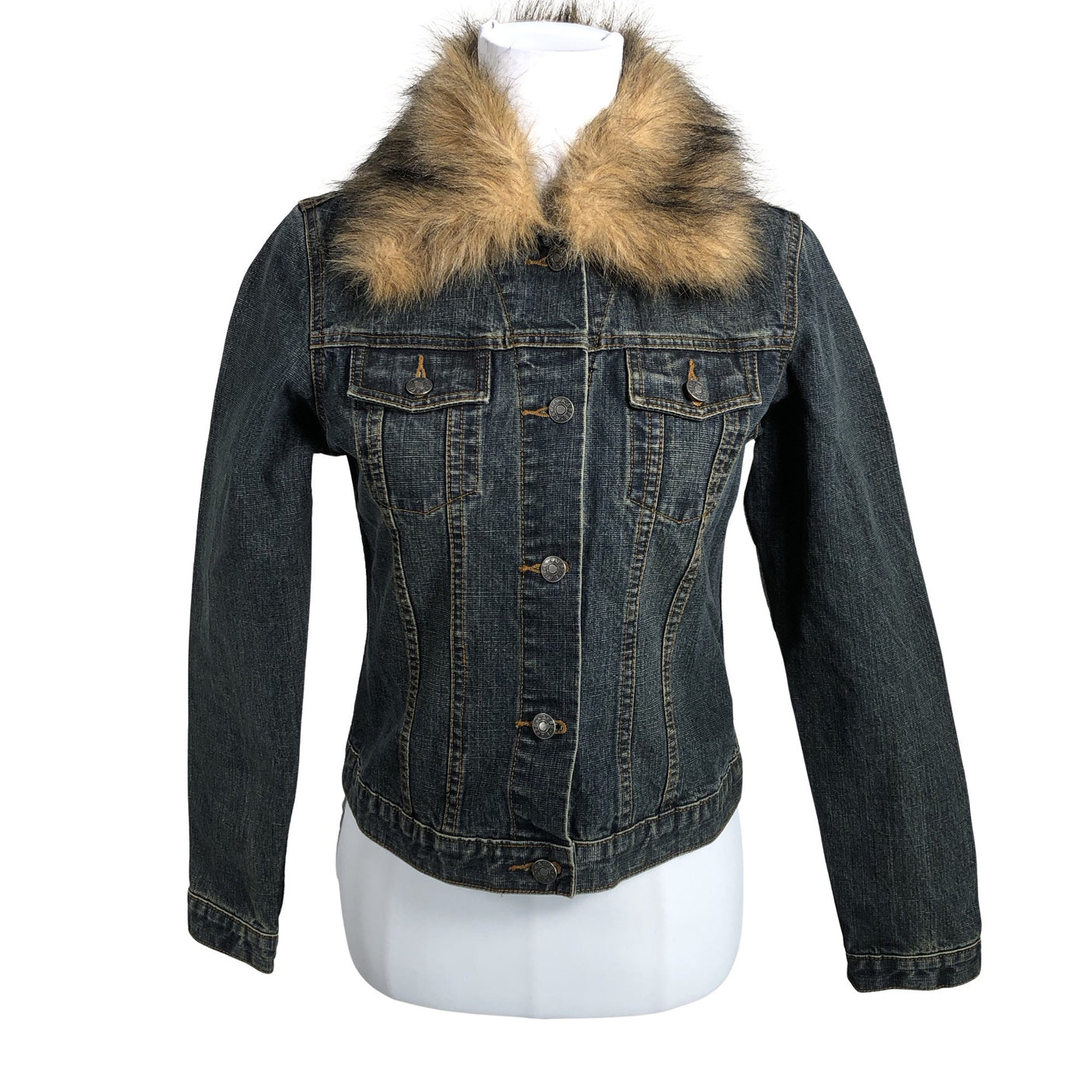 Unisex Kaffe - Denim jacket, size 38 - Blue (1)