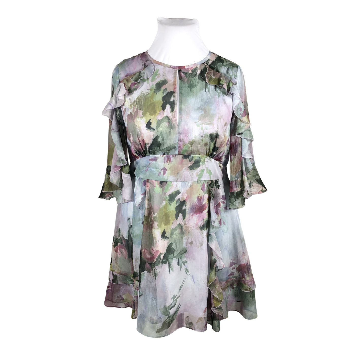Unisex Ted Baker - Schiffon dress, size 42 - Light blue (2)