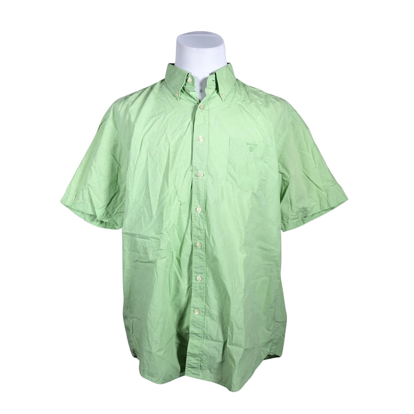 Unisex Gant - Collared shirt, size XXL - Green (1)